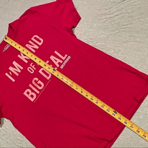 Aeropostale “I’m Kind Of A Big Deal” (Anchorman) T-Shirt size M Red - Picture 6 of 8